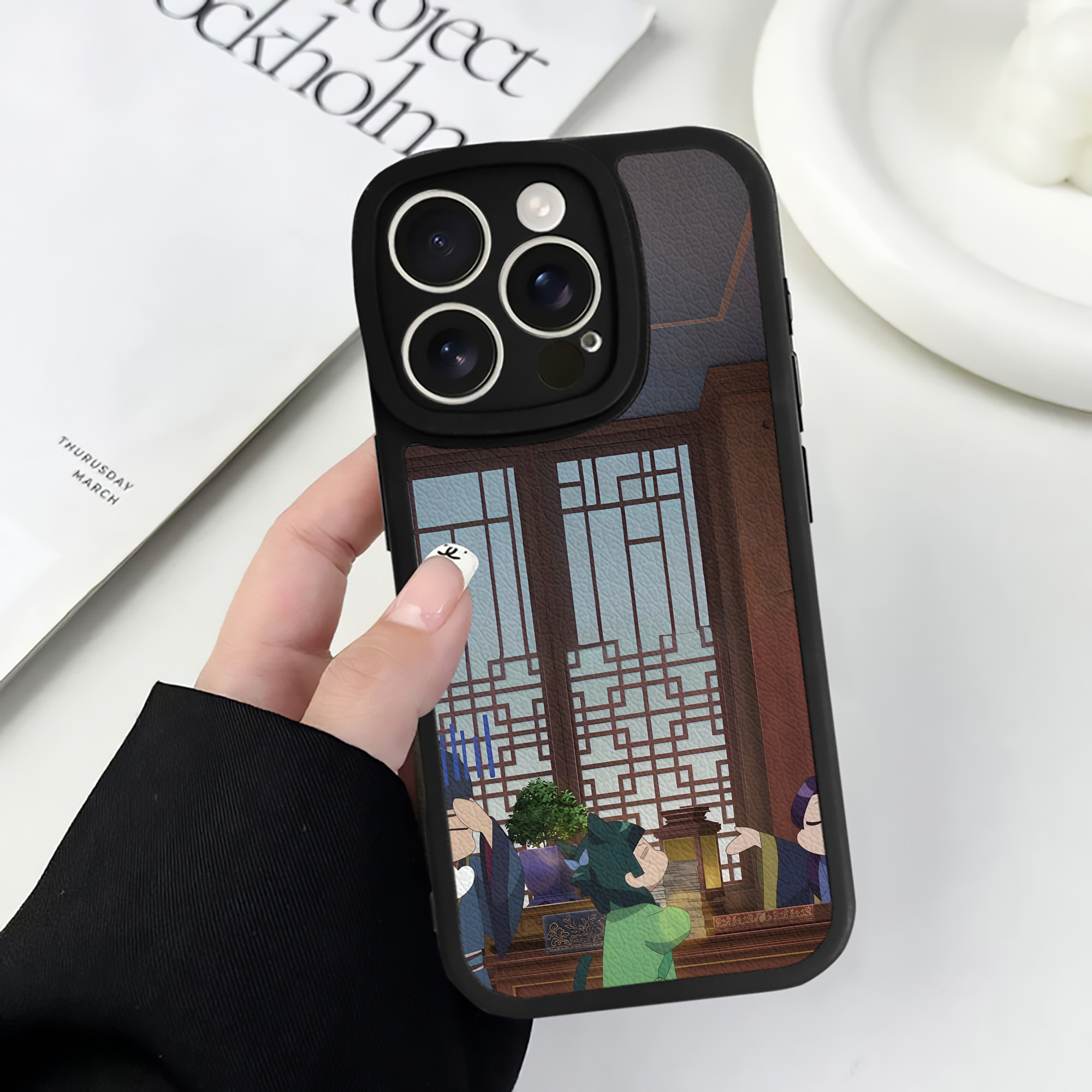 薬屋のひとりごと The Apothecary Diaries 【iPhone 16シリーズ対応】シリコンスマホケース（レザー調） 材質：シリコン